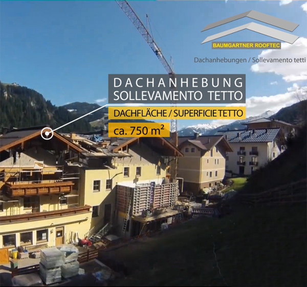 Rooftec Dach heben, Natz Schabs - Brixen - Eisacktal